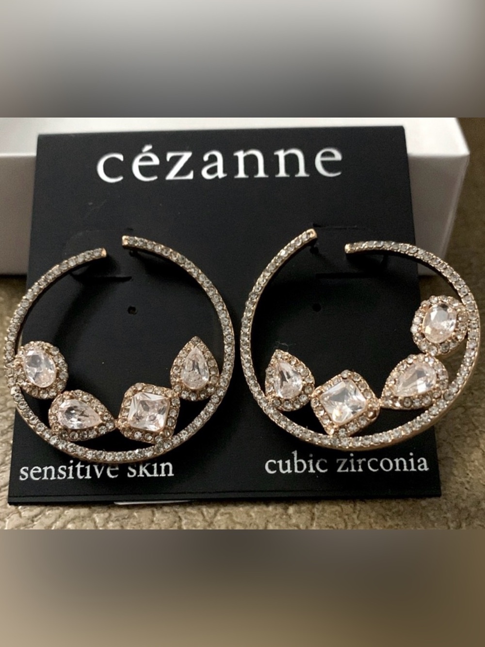 💙cezanne Hoop Earrings